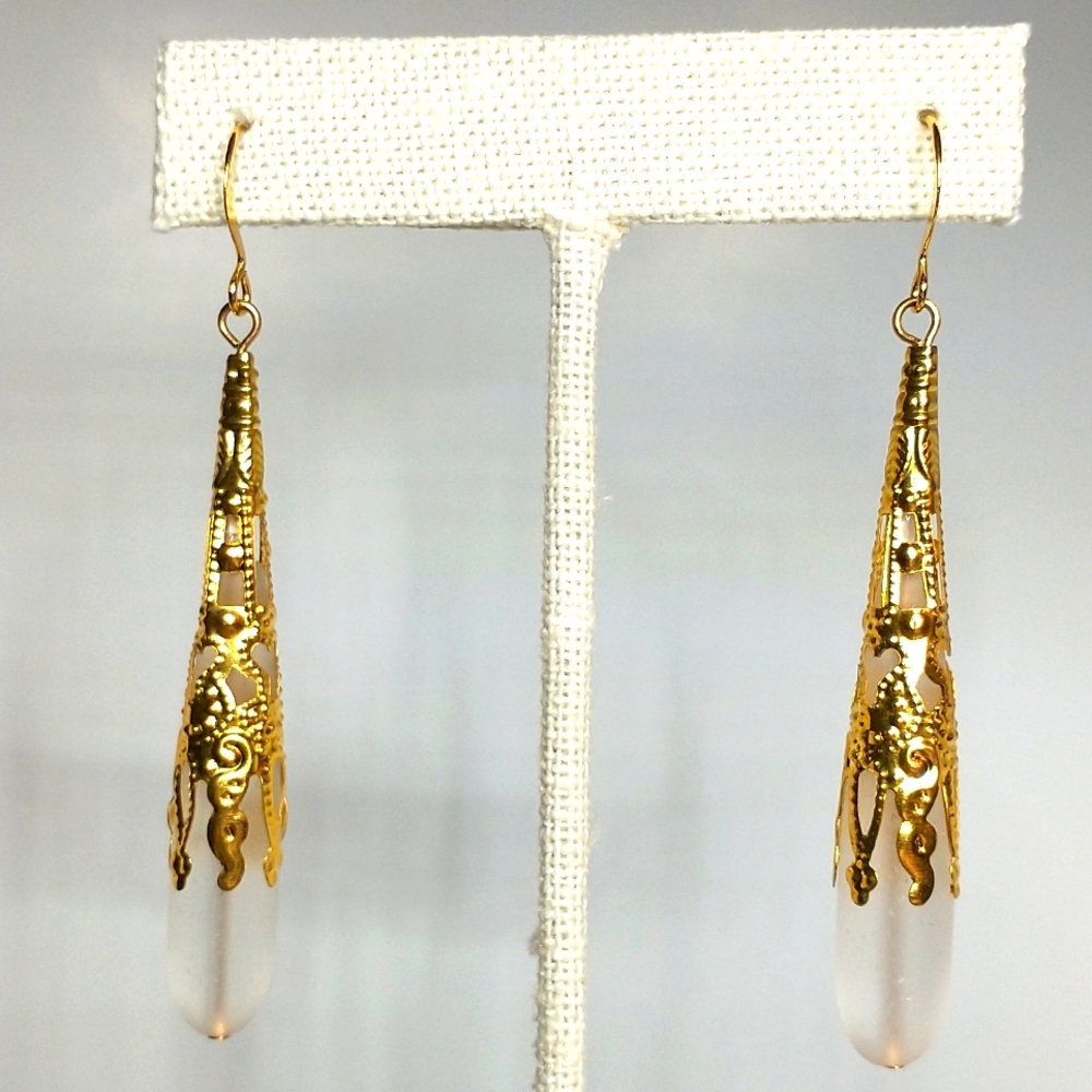 Women's sea glass earrings